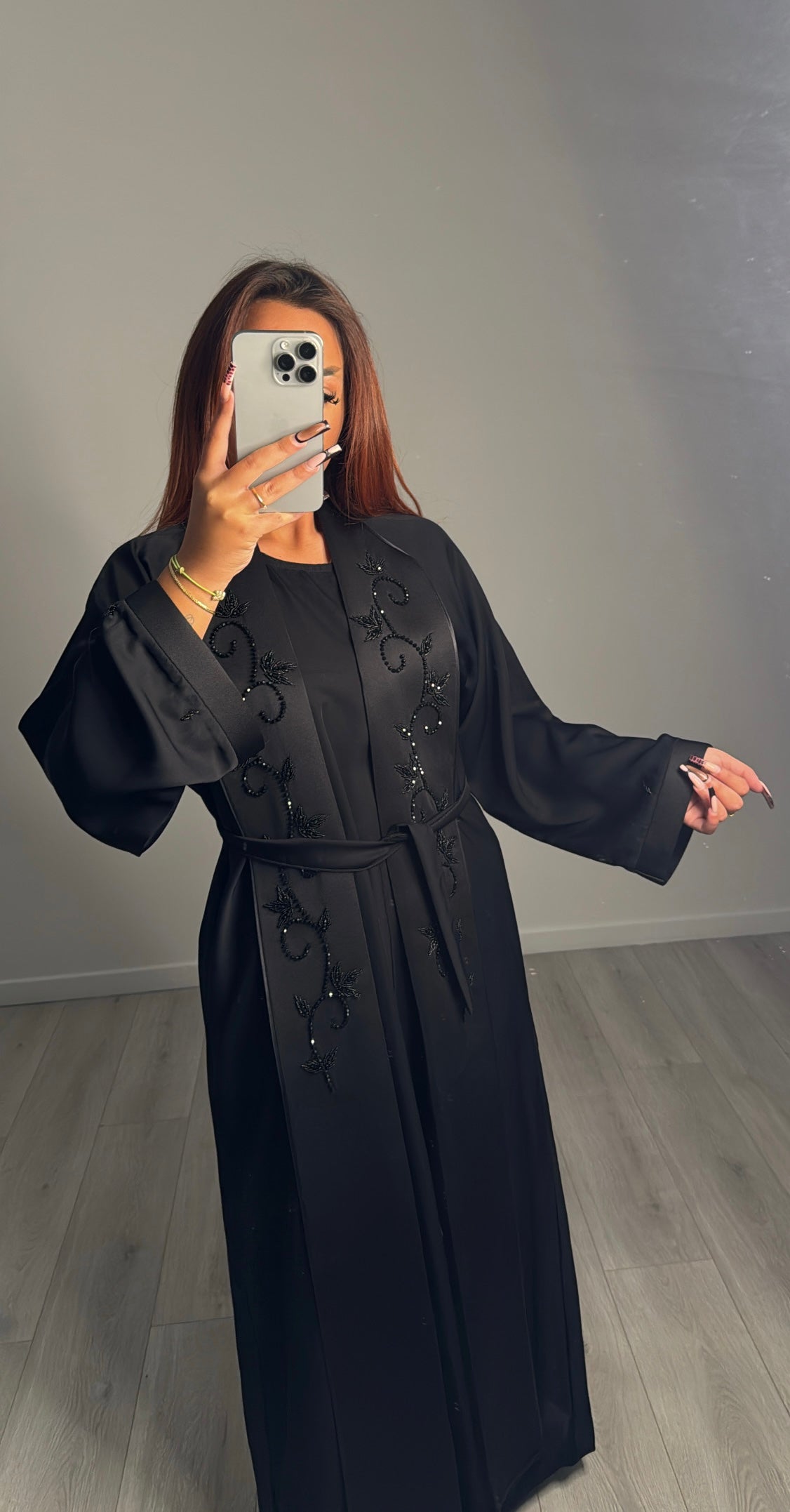 Abaya Perles