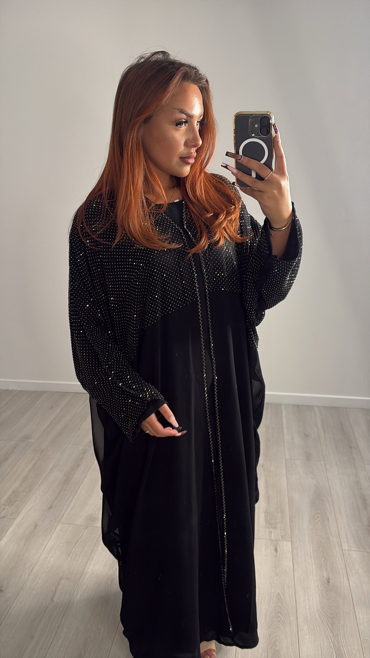 Abaya nuit étoilée