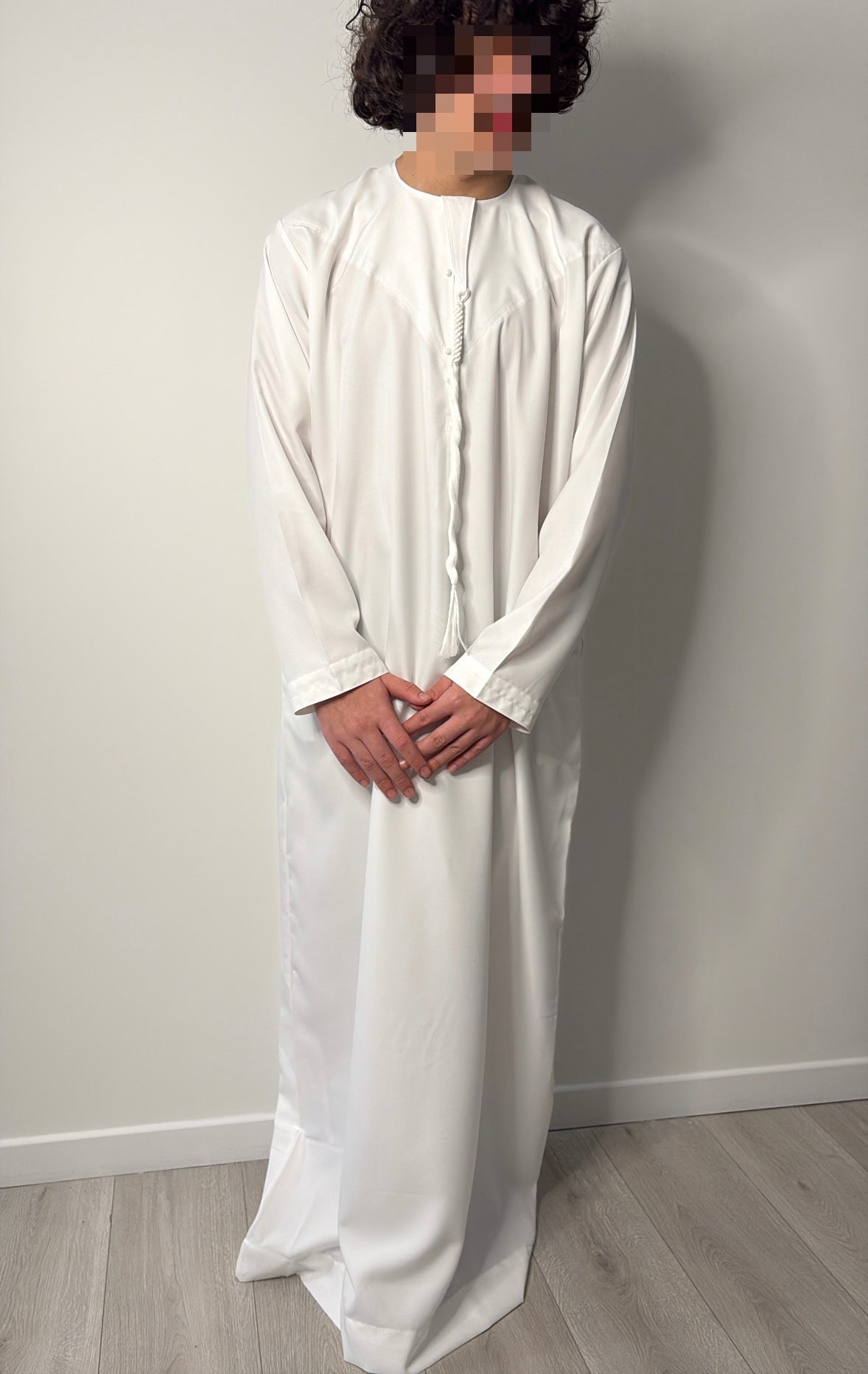 Qamis en coton – Emirati BLANC