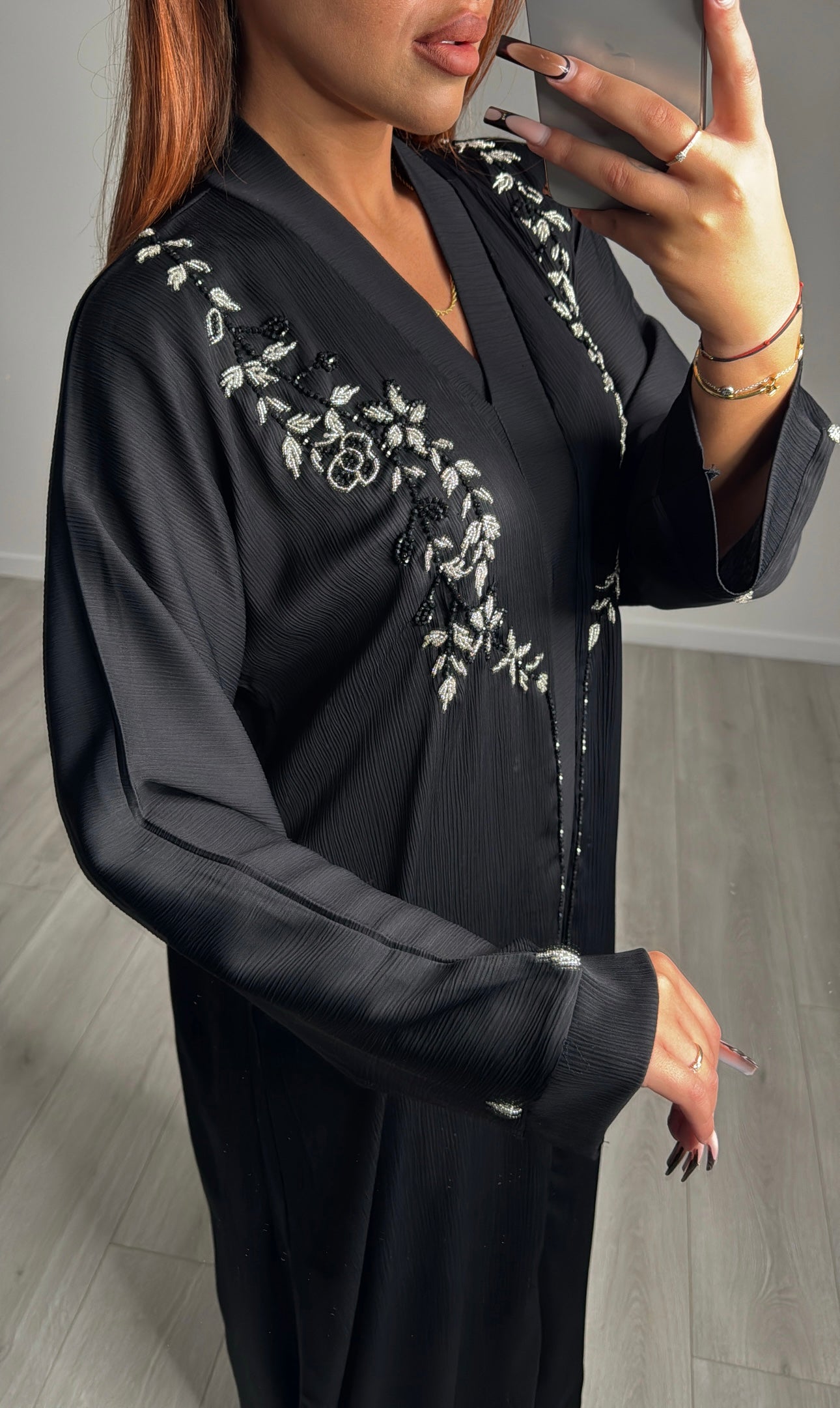 Abaya Mystère satinée