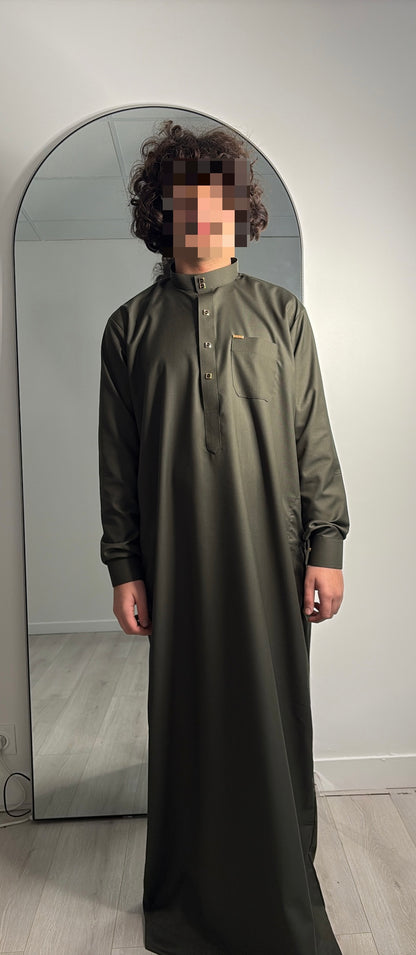 Qamis en coton – Vert