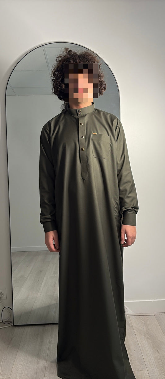 Qamis en coton – Vert