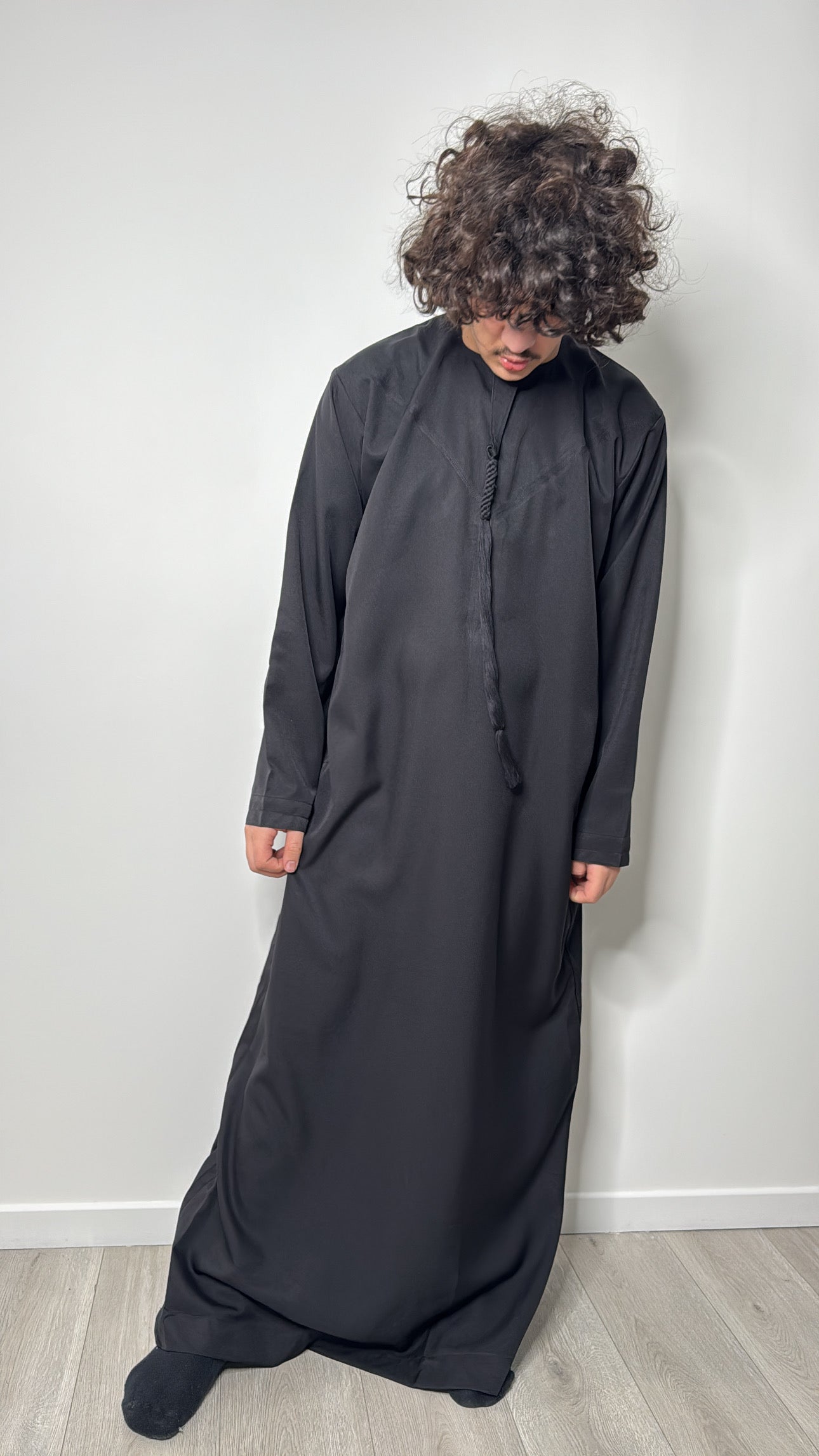 Qamis en coton – Emirati NOIR