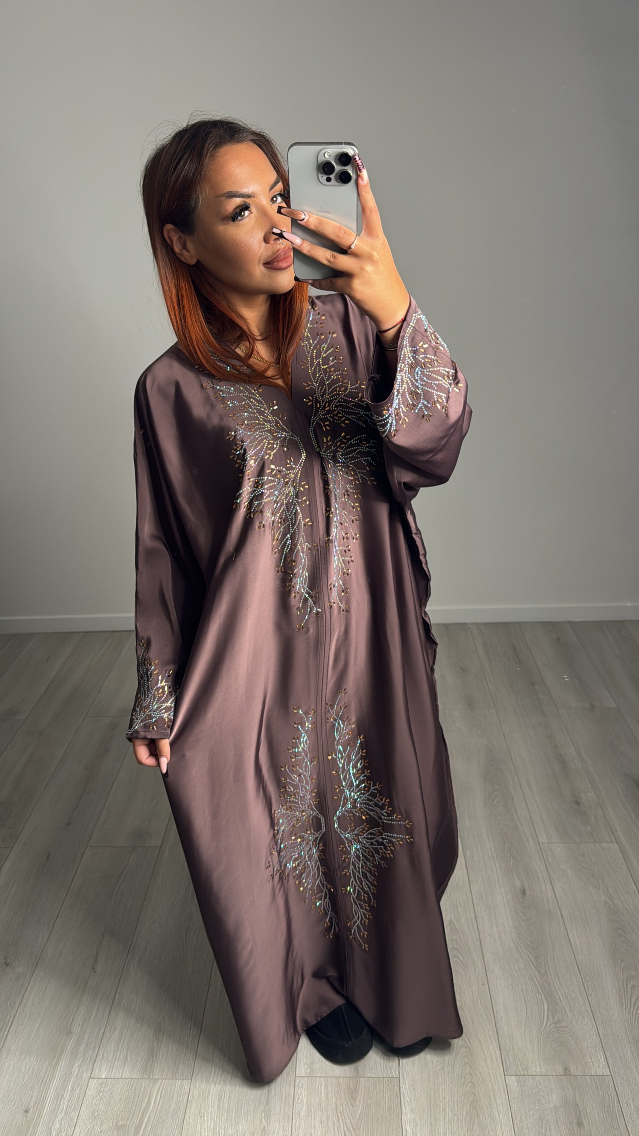 Abaya Cristal Mauve