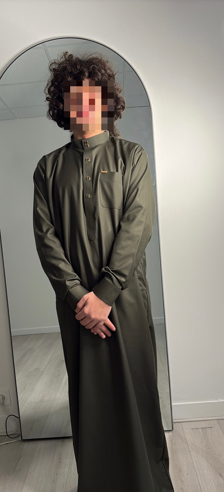 Qamis en coton – Vert