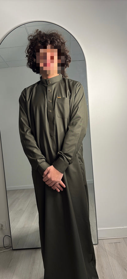 Qamis en coton – Vert