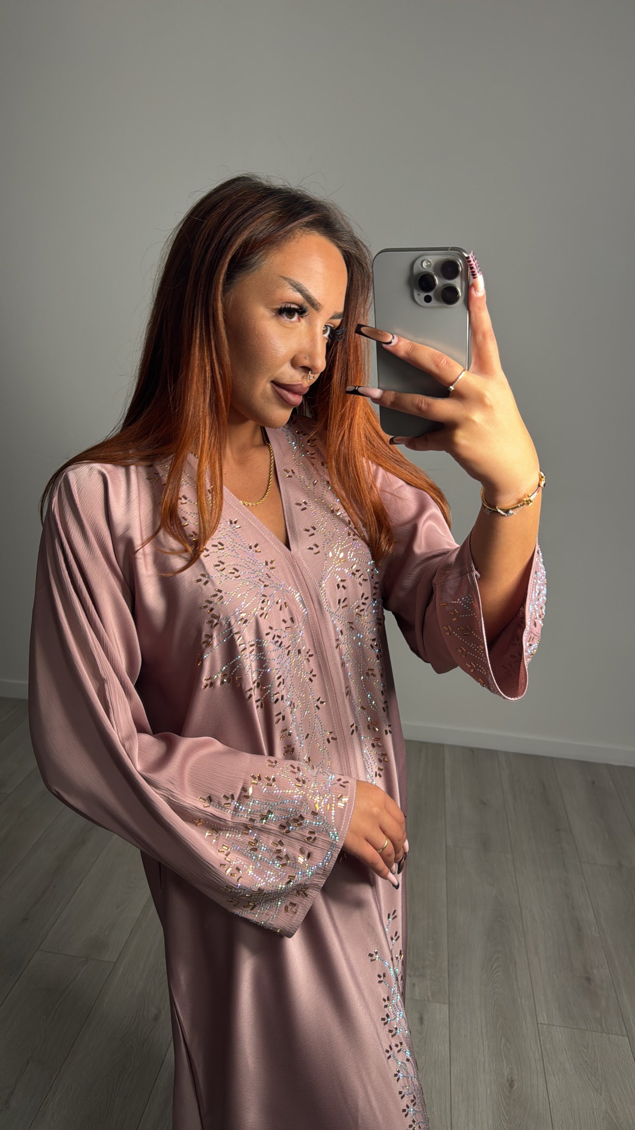 Abaya Cristal Rose